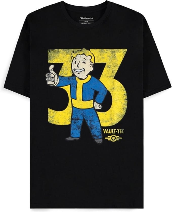 Fallout Vault 33 Heren T-shirt - zwart - S