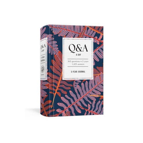 Q&A A Day Bright Botanicals: 5-Year Journal - Q&A A Day - Potter Gift