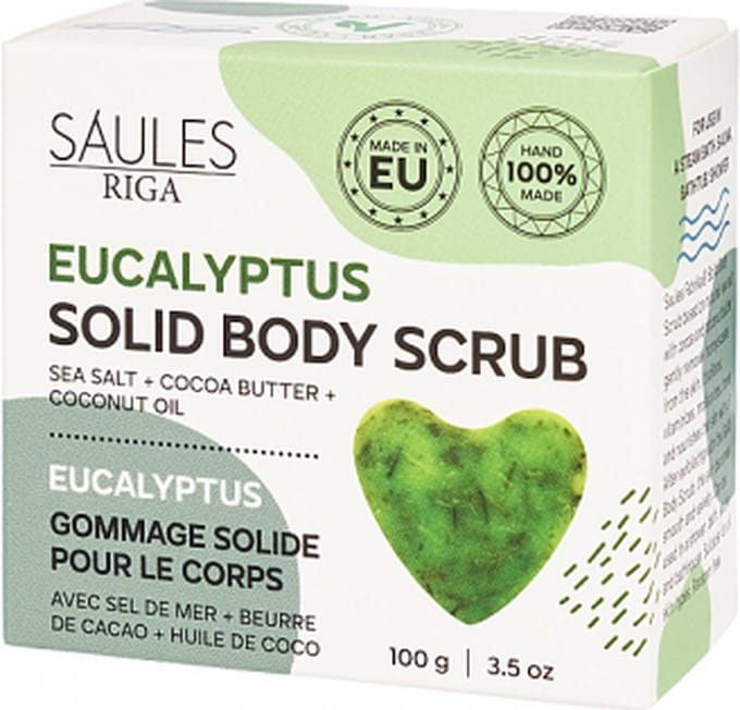 Natuurlijke scrub zeep eucalyptus