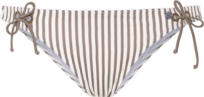 Beachlife bikinibroekje tie Taupe Striped maat 42