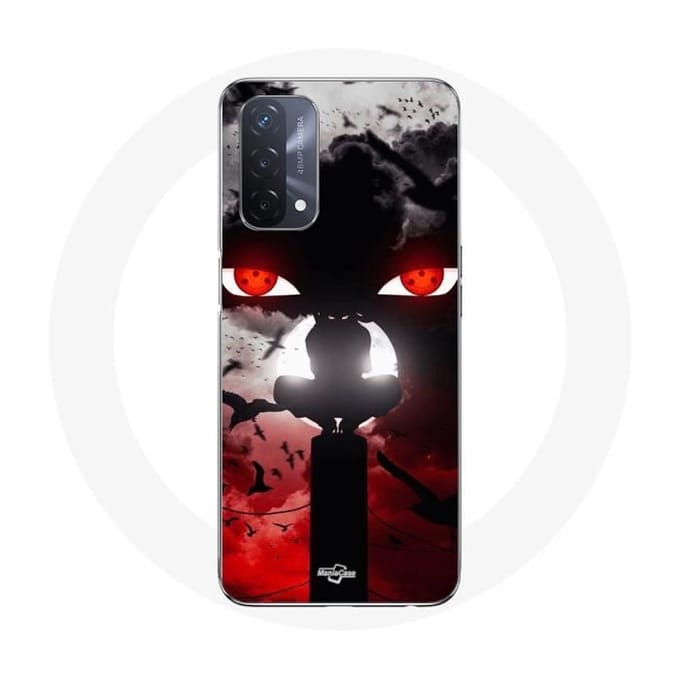 Oppo A93 5G hoesje itachi uchiha naruto anime kunst