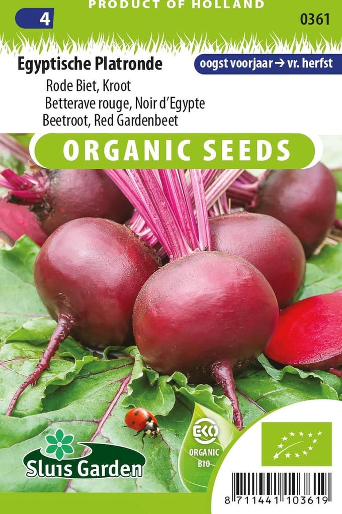 Sluis Garden - Rodebiet Egypische Platronde - BIO zaden
