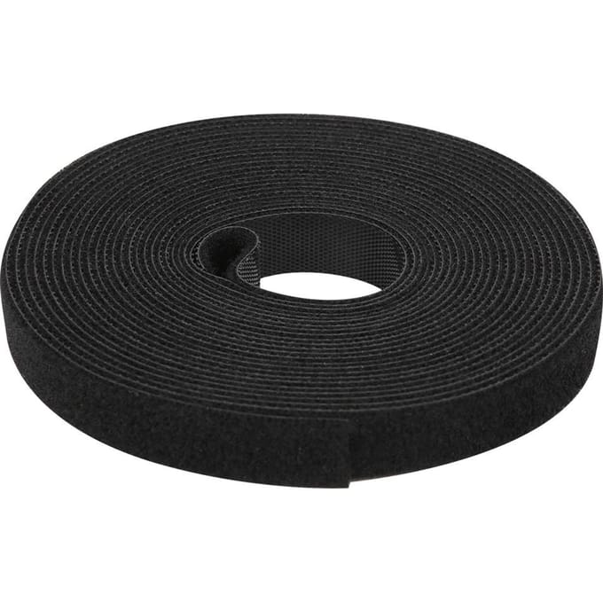 Klittenband Sluiting Rug aan Rug Plakband Kabel voor Buitenactiviteiten black