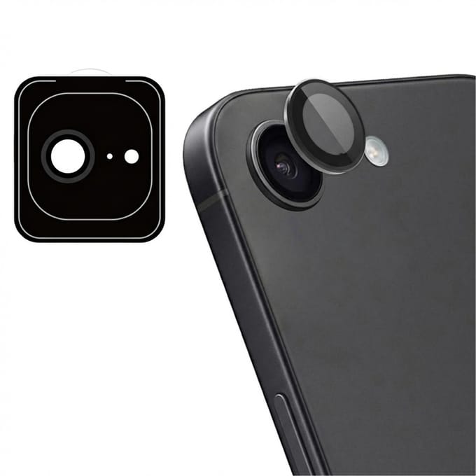 imoshion Camera Lens Protector - Geschikt voor iPhone 16e/ iPhone 17e - 2 Pack - Zwart
