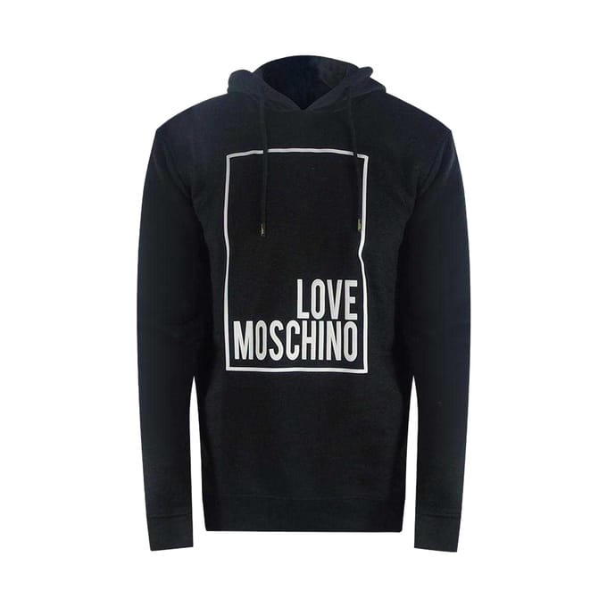 Love Moschino Dames/Dames Box Logo Hoodie (Zwart)
