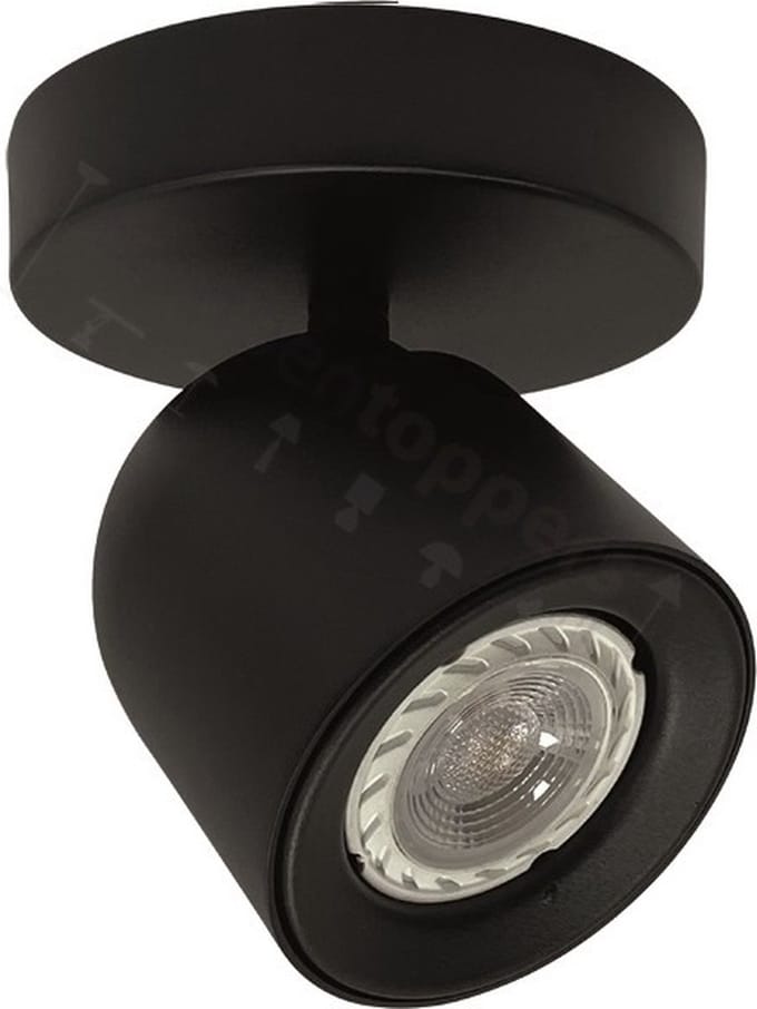 Freelight Spot Solare Zwart - Goud GU10 1 Lichts