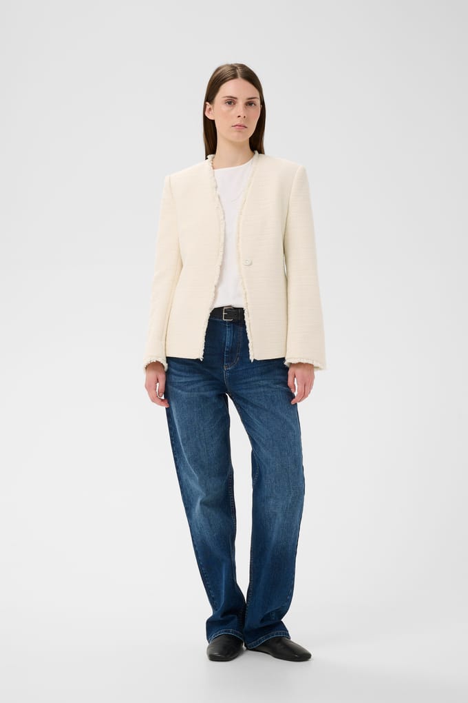 INWEAR Cheyanneiw Blazer Blazers Dames - Creme - Maat 36