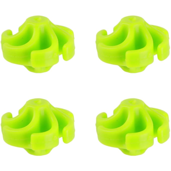 4 Stuks Boog String Stabilisator Rubber Recurve Compound Boog Boogsnaren Demper Schokdemper Zwart Green