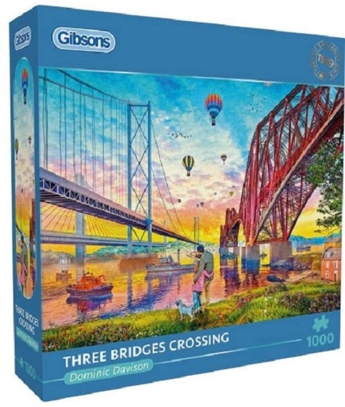 Gibsons puzzel Three Bridges Crossing (1000)