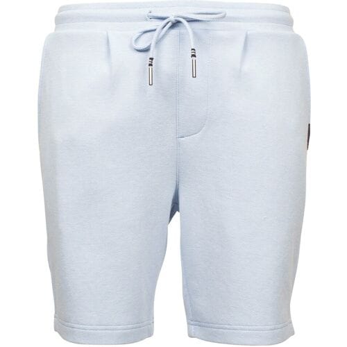 Baileys Bermuda Sweat Drawstring Two-Tone Oxford Doubleface Jacquard Interlock Pastel Blauw / male