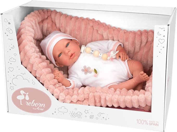 Realistisch Reborn Pop Lola 40 cm met Accessoires en Badje