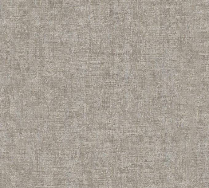 UNI BEHANG | Structuur - bruin zilver metallic - A.S. Création Greenery