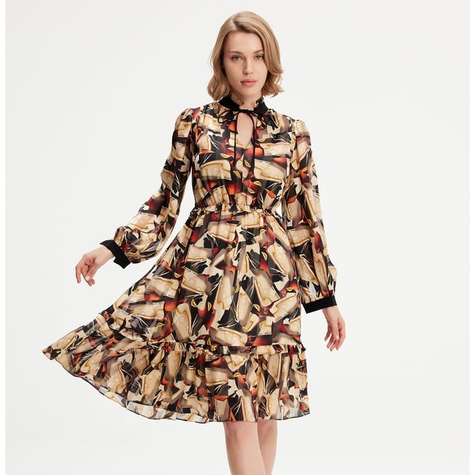 Tuniekjurk met grafische print