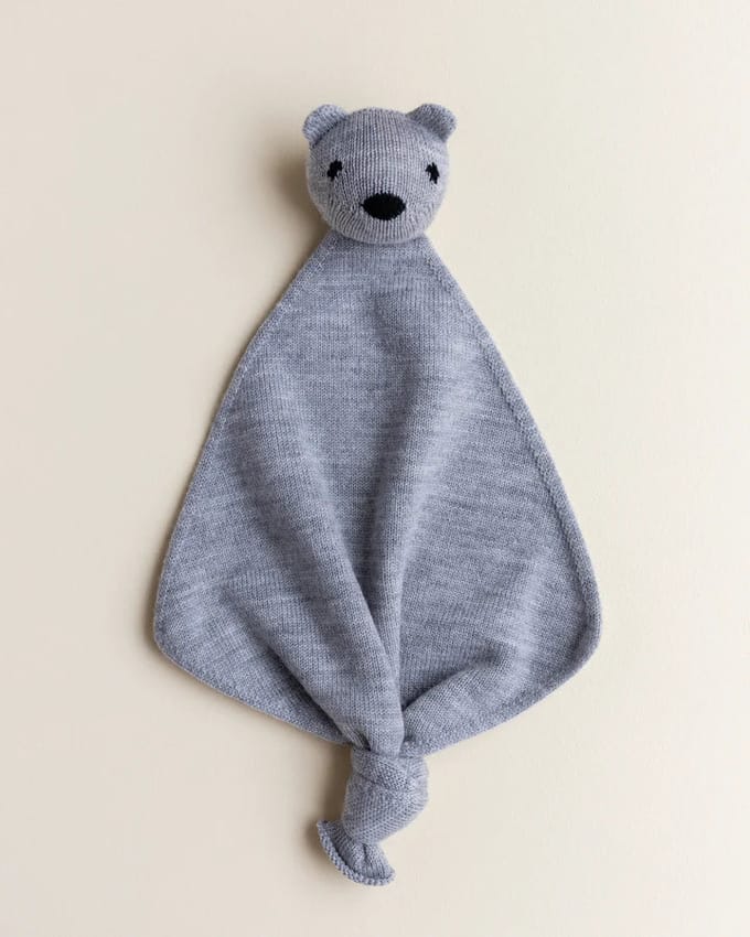HVID knuffeldoekje Teddy tokki grey melange