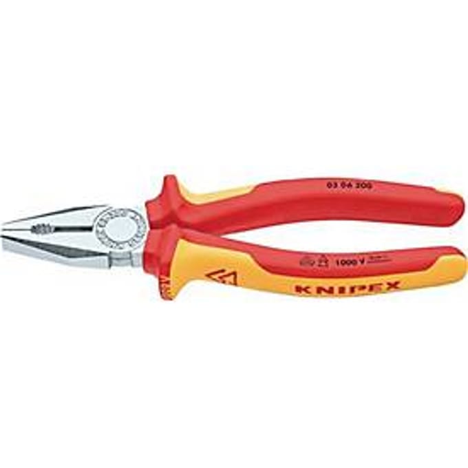 Knipex 03 06 200 VDE Combinatietang 200 mm DIN ISO 5746, DIN EN 60900