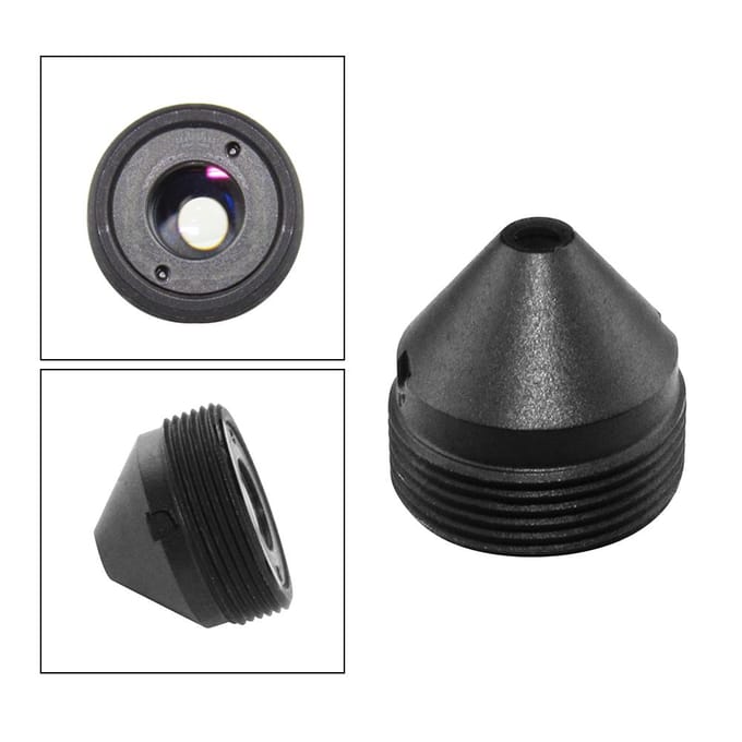 HD 1.3 Megapixel Pinhole Lens 2.8mm M12 Mount MTV Board CCTV Lens 1/3  Beeldformaat Diafragma F2.0 zwart