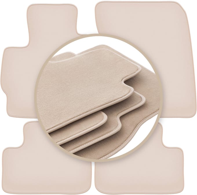 PREMIUM beige vloermatten voor: Mitsubishi ASX II crossover 2020-