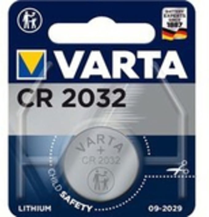 2 Stuks Varta - CR 2032 - Knoopcel batterij - Lithium professioneel - 3 Volt