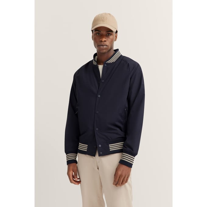 Bugatti Herren Blouson met collegekraag