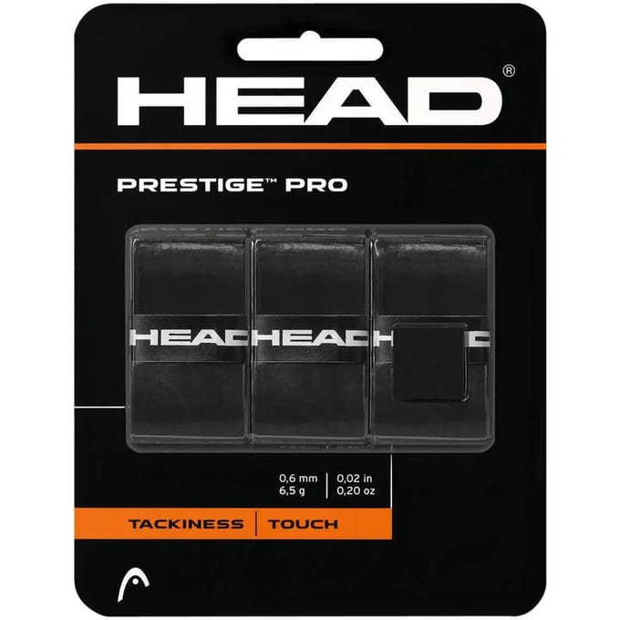 Head Prestige Pro Tennis / Padel Overgrip - Zwart