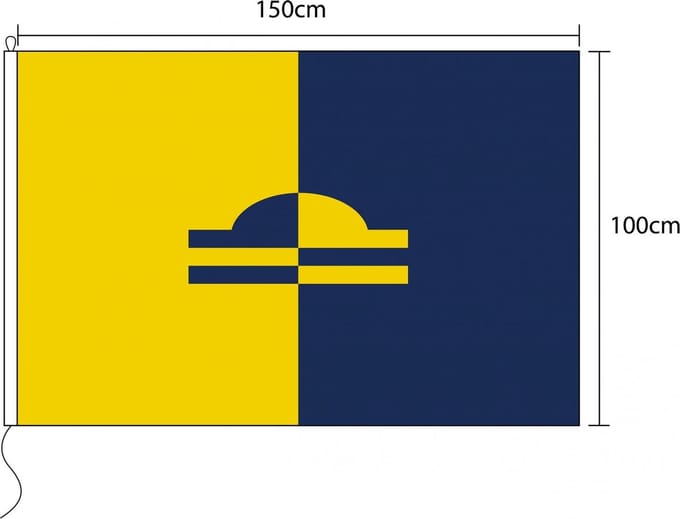Vlag van  Ede 100 x 150cm
