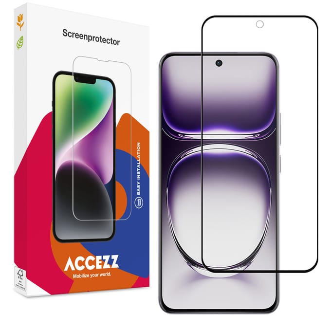 Accezz Screen Protector - Geschikt voor Oppo Reno 12 Pro - Gehard Glas Screenprotector