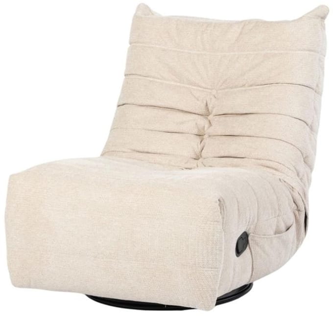 Starfurn Relaxfauteuil Zen - Beige - Draaibaar - 97x78x90cm