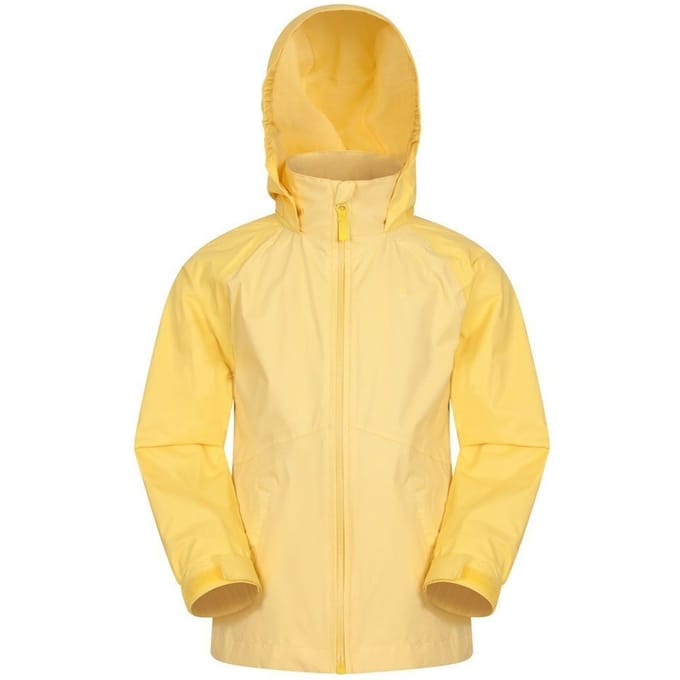 Mountain Warehouse Torrent II Waterdichte Jas voor kinderen/Kinderen (Lichtgeel)