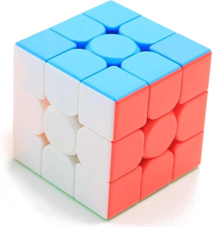 Puzzelkubus 3x3 - SpeedCube Zonder Stickers