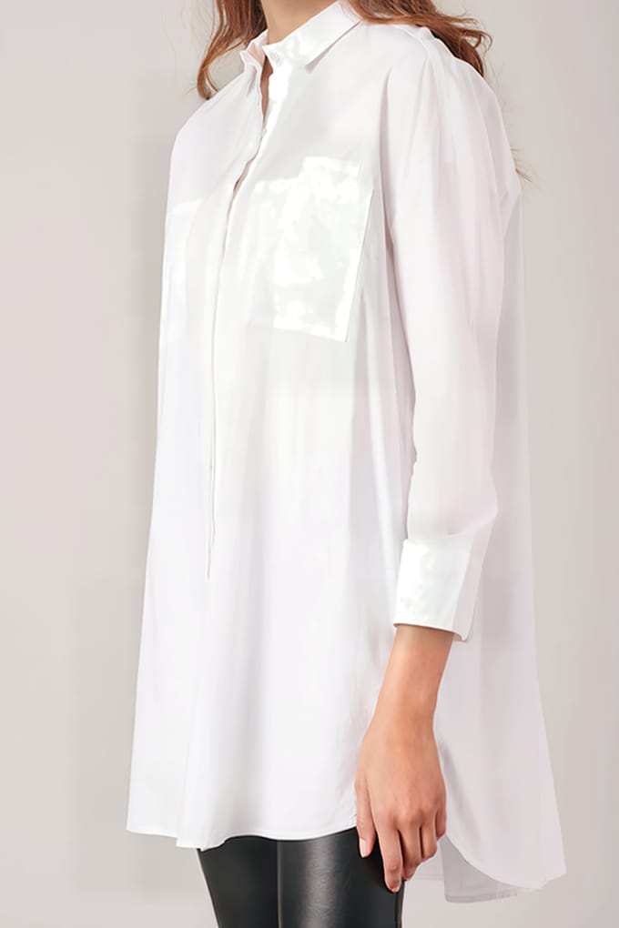 Anne Fontaine Vassili-p20 White Maat: M | Blouses Outlet | Dames | Wit