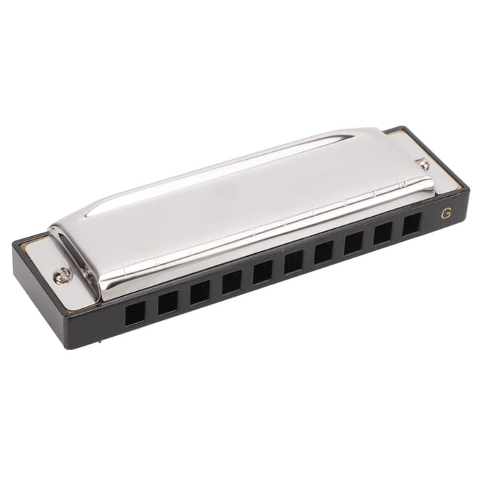 G-Toets Harmonica 10 Gaten 20 Ton Mondharmonica Roest Corrosiebestendig Draagbare Harmonica voor Beginner Kinderen white
