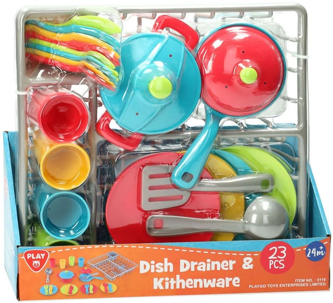 Playgo Afwas en keukengerei set 23-delig 3119