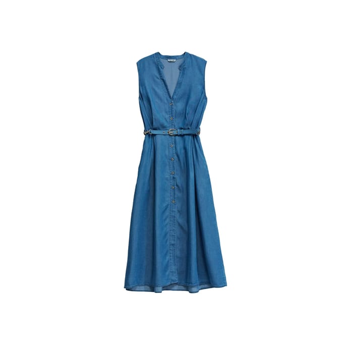 Dames denim jurk Salsa Jeans Midi