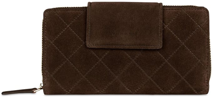 bugatti portemonnee Fabia Ladies Long Zip Wallet Brown donkerbruin