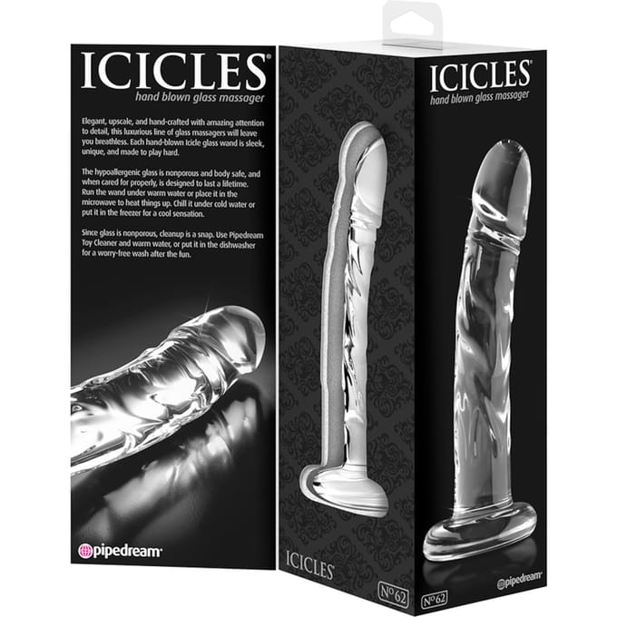 Pipedream Icicles glazendildo Icicles No. 62 transparant - 7 inch