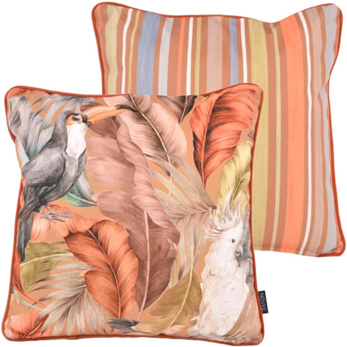NOVÉE Sierkussen velvet noura roest | 45 x 45 cm | velvet/polyester