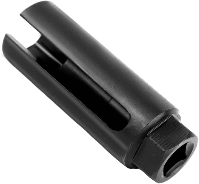 Dailygoods- Zuurstofsensoraansluiting Zwart - Draaduitsparing - 9,5mm