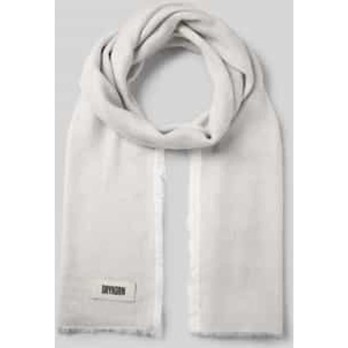 Sjaal met Labeldetail en Met linnen en viscose Model 'PLINA'
