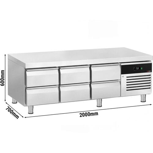 GGM Gastro Kühlunterbau - 2000mm - 288 Liter - 6x GN 1/1 Schubladen