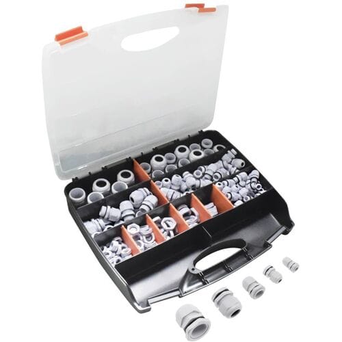 Quadrios 2009CA109 Wartel assortiment PA66 Grijs-wit (RAL 7035) 1 set(s)
