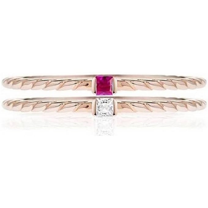 Morellato 1930 roségoudkleurige sterlingzilver SAHA16016 damesring white