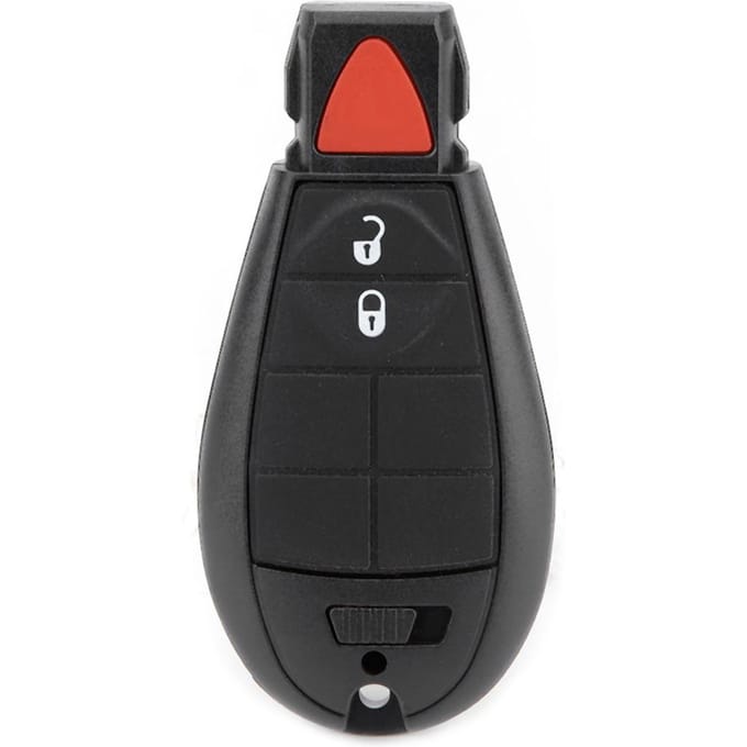 Clé de voiture Télécommande sans fil M3N5WY783X 433 J26 Non coupée Convient pour Dodge Chrysler black