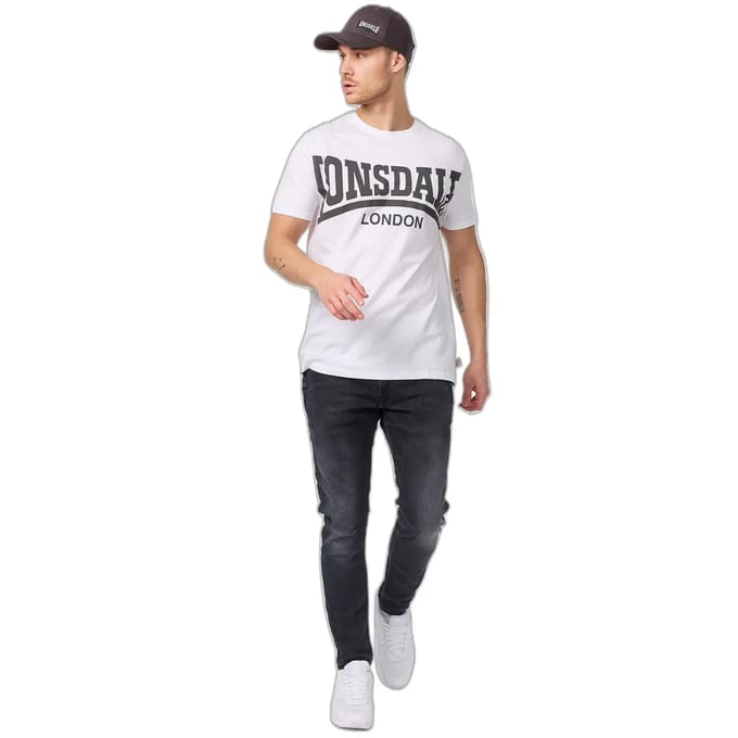 Lonsdale T-Shirt York T-Shirt normale Passform White-XXL