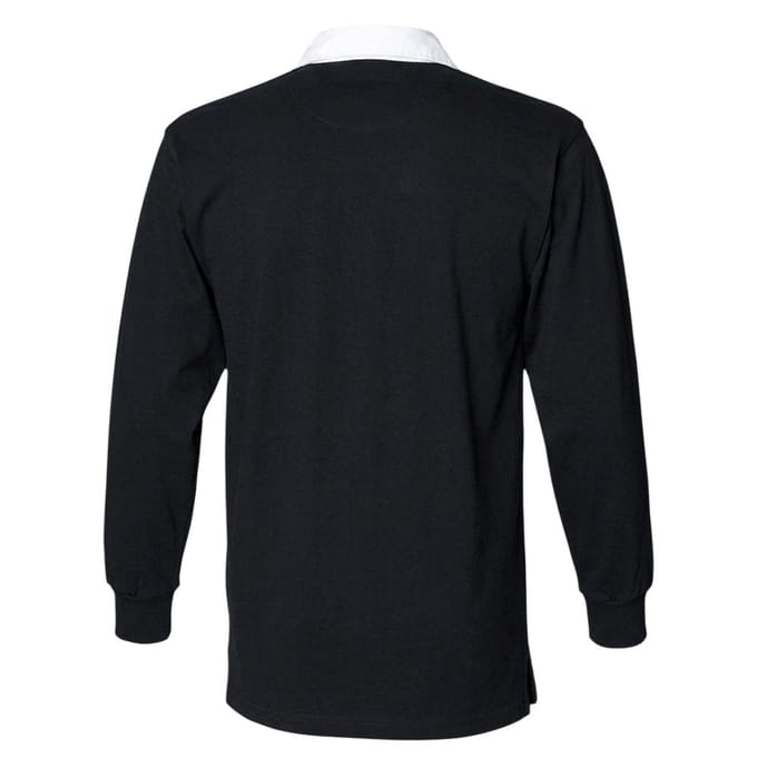 Origineel rugbyshirt voor heren op de eerste rij M fles groene kleur