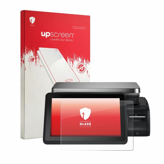 upscreen - Screenprotector voor Bizerba Q1 expert 100 12.1" - Folie Beschermfolie Beschermglas transparant