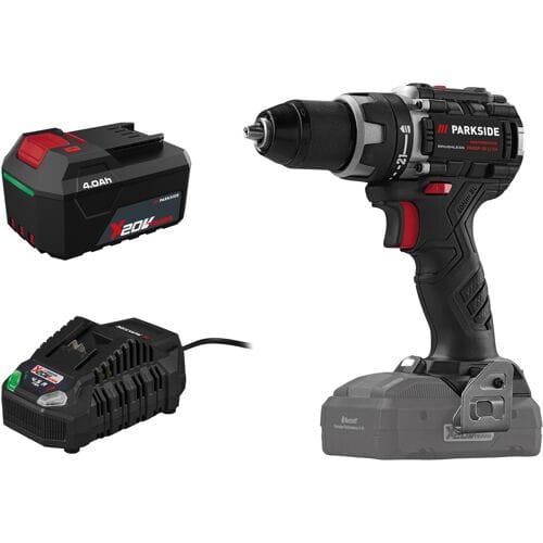 PARKSIDE PERFORMANCE Accu-schroefboormachine 20 V 60 Nm, met accu 4 Ah en snellader 4,5 A