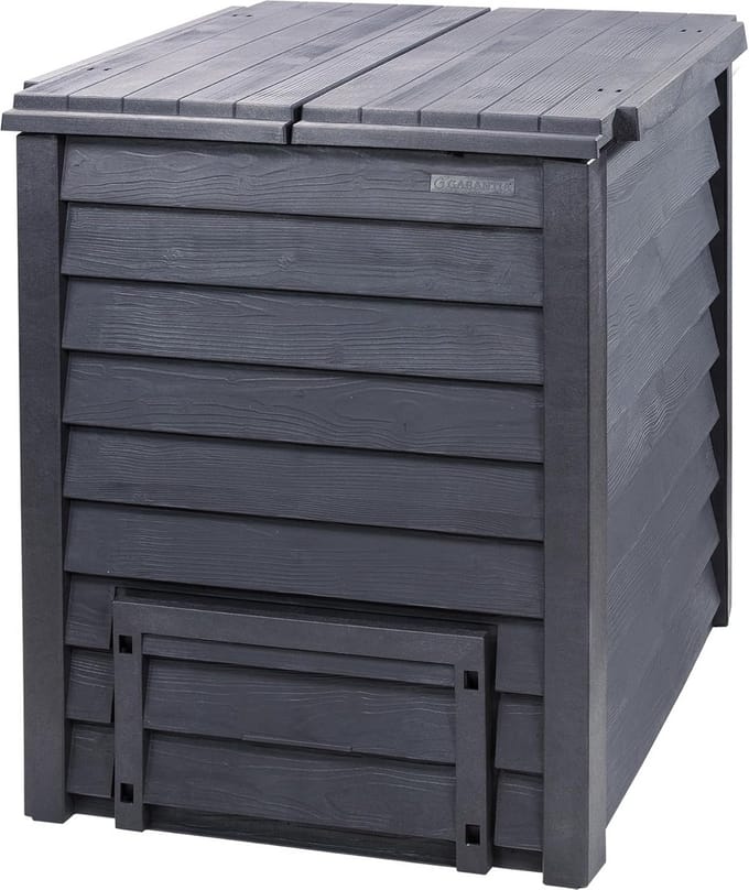 Compostvat 400 Liter met Houtlook en Geïsoleerde Wanden