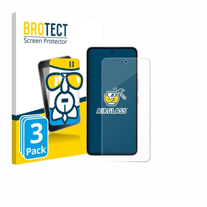 Screenprotector 3 Stuks voor Nubia Neo 3 GT 5G Beschermglas transparant