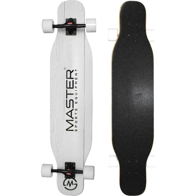 Longboard MASTER 42  Skateboard en érable 107cm - Design: Bois blanc