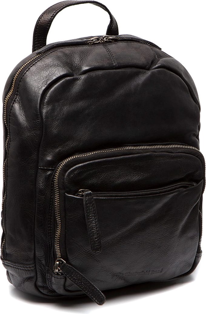 The Chesterfield Brand Waxed Pull Up Rugzak Luzern Black